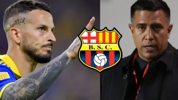 Barcelona SC-César Farías-Darío Benedetto