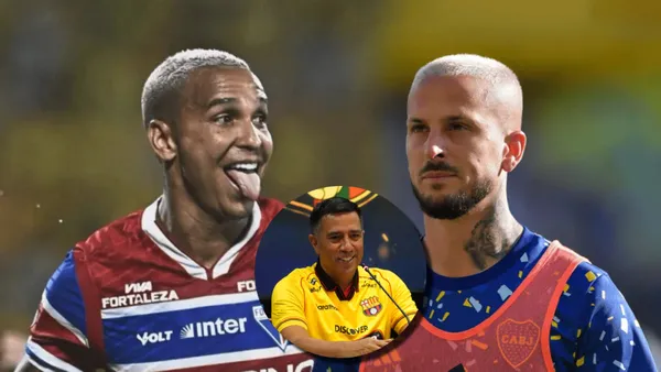 Barcelona SC-César Farías-Darío Benedetto-Deyverson