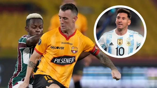 Barcelona SC-Damián Díaz-Lionel Messi