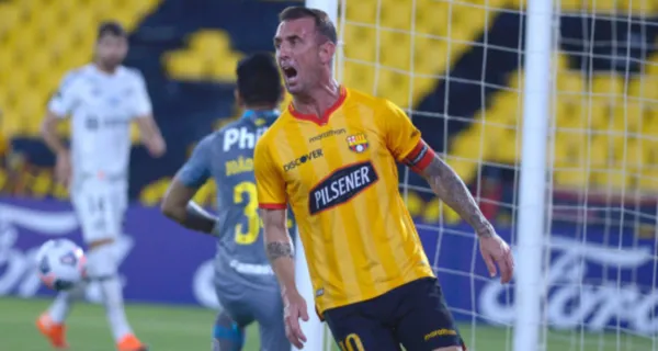 Barcelona SC estuvo en la cancha del Monumental pero no jugó ante Deportivo Cuenca debido a la paralización de los referís. Mira cómo lo tomó Damián Díaz