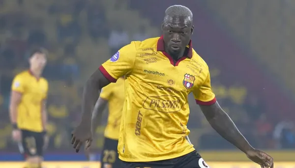 Barcelona SC-Felipe Caicedo / Foto: API