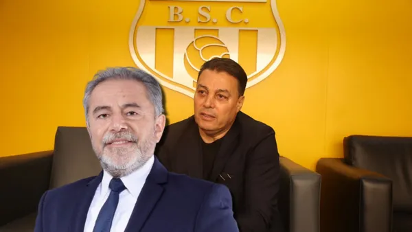 Barcelona SC-Liga de Quito-Alfaro Moreno-Isaac Álvarez / Foto: API