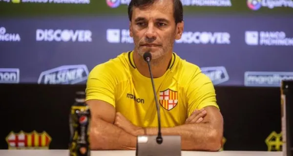 Barcelona SC perdió contra Orense en Machala y el entrenador Fabián Bustos no se guardó nada a la hora de criticar al arbitraje