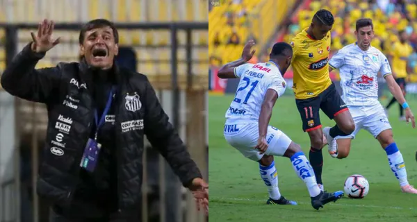 Barcelona SC perdió contra Delfín SC y con un Jorge Célico que se le cae la estantería, mientras Bustos hizo esto