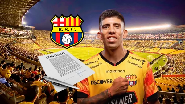 Barcelona SC presentó a Braian Oyola confirmando el contrato que tendrá