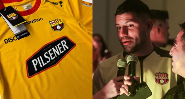 Barcelona SC presentó su camiseta para el 2023 y ya generó las primeras críticas entre los hinchas, mira lo que dijo el Kun Agüero