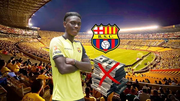 Barcelona SC rechazó una oferta millonaria por Allen Obando