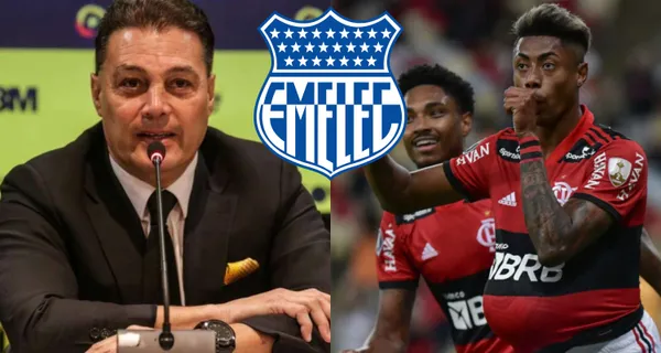 Barcelona SC se prepara para revertir la serie a Flamengo y un sector de hinchas de Emelec hacen fuerza por los brasileños yéndolos a ver al hotel. Por ello salió Alfaro Moreno a dalres un contundente mensaje para que cambien de parecer