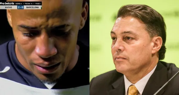 Barcelona SC tomará cartas en el asunto por lo ocurrido con Byron Castillo, que no soportó la presión y lloró