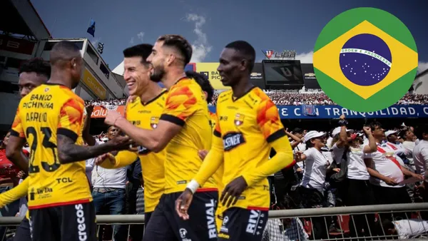 Barcelona SC y bandera de Brasil / Foto de: El Futbolero Ecuador