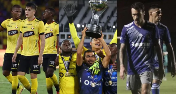 Barcelona SC y Emelec no han podido levantar una copa internacional mientras que Independiente del Valle ya tiene dos Sudamericanas
