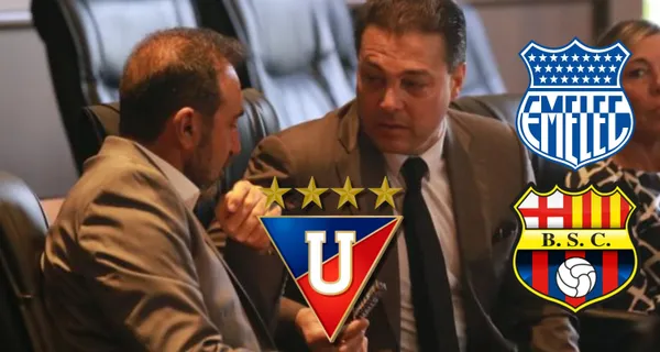 Barcelona SC y Emelec tienen en mente hacer cambios que en un inicio habían apoyado a Liga de Quito