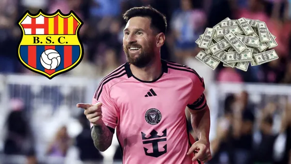 Barcelona SC y Lionel Messi / Foto de: El Futbolero Ecuador