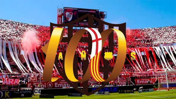 Barcelona y la hinchada de River Plate