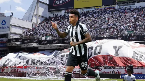 Botafogo y la hinchada de Liga de Quito