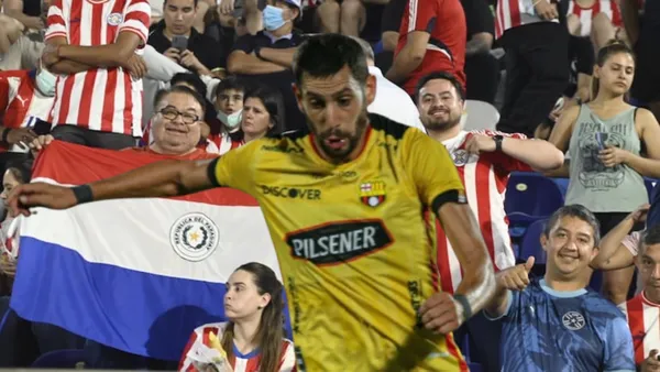 Bruno Piñatares y Paraguay / Foto de: El Futbolero Ecuador