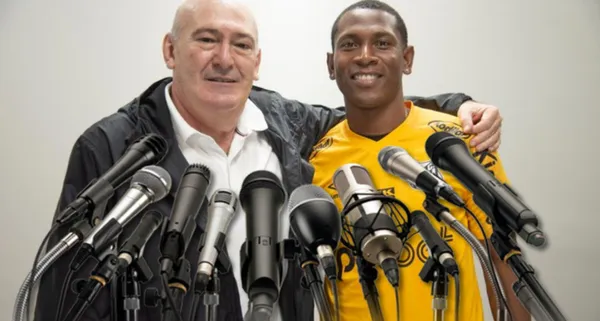 Bryan Angulo llegó al fútbol brasileño de la mano de Fabián Bustos, que no es más DT del Santos, y así le va ahora con el idioma