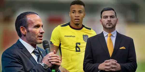 Byron Castillo durante su etapa con la Selección Ecuador (Fuente: Ecuavisa / Primicias / TyC Sports)