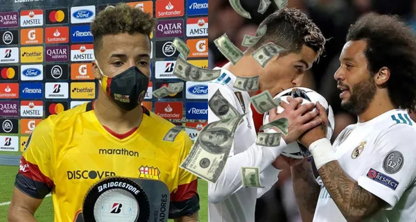 Byron Castillo es parte del proyecto de Fluminense, que quiere romper el mercado de fichajes para pelear en el plano internacional, y han puesto una oferta por Marcelo para juntarlo con el ecuatoriano. Mira la diferencia de salarios