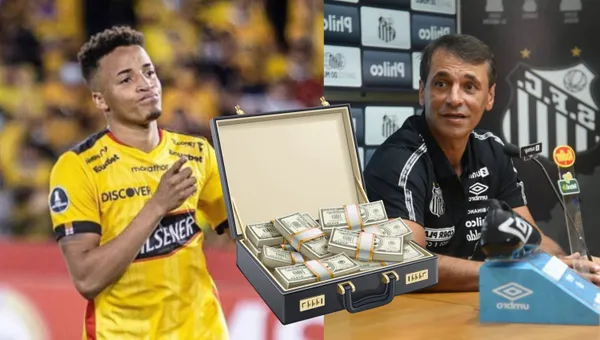 Byron Castillo está en la órbita del Santos de Brasil y se reveló los millones que ofrecen