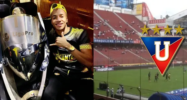 Byron Castillo está pendiente del partido que tendrá Barcelona SC ante Liga de Quito en Ponceano