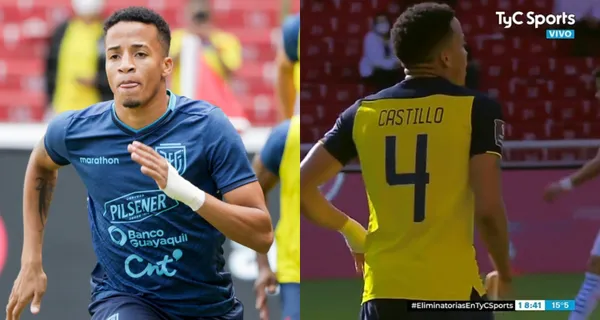 Byron Castillo fue titular en la Selección Ecuatoriana y en un primer tiempo bastante destacado. La cadena TyC de Argentina aplaudió su accionar