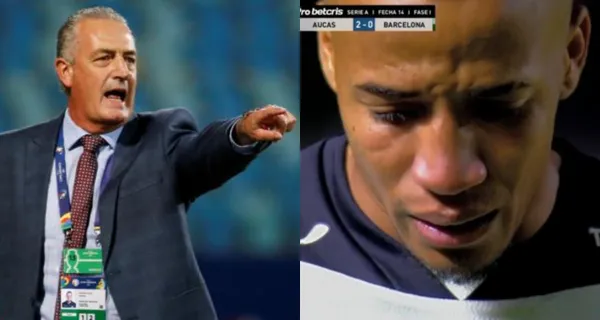 Byron Castillo lloró en Barcelona SC y pidió que lo sacaran, mientras Gustavo Alfaro estaba arriba en los palcos