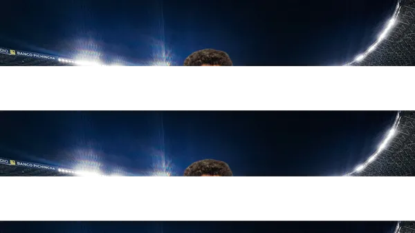 Byron Castillo volvió al estadio Monumental