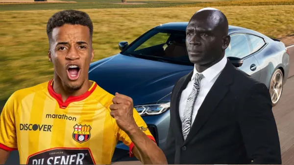 Byron Castillo y Segundo Alejandro Castillo (Foto tomada de: Auto/API/Barcelona SC)