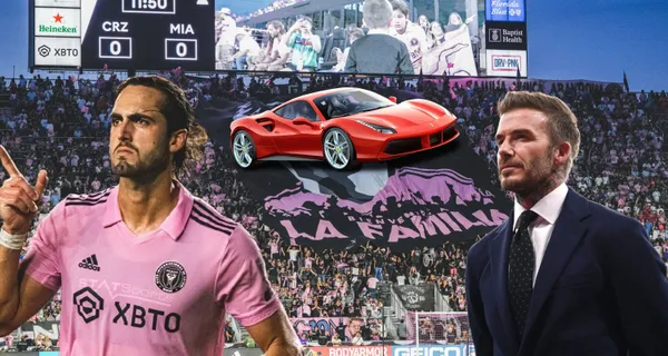 Campana tiene un Ferrari de 500 mil y este carro maneja Beckham
