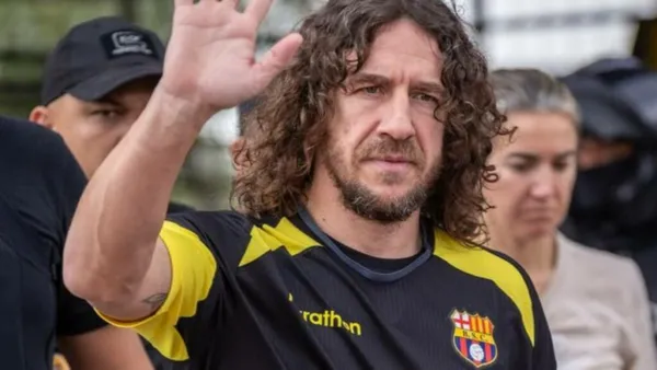 Carles Puyol en Barcelona SC / Foto tomada de: API
