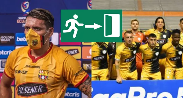 Carlos Garcés es uno de los jugadores que se va de Barcelona SC y se suman 2 nombres más que dejarán el plantel en la próxima temporada por su poco aporte