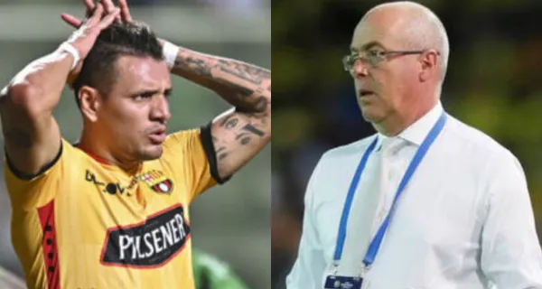 Carlos Garcés está con la pólvora mojada y Jorge Célico salió a dar la cara en Barcelona SC