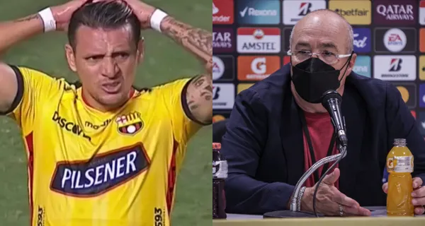 Carlos Garcés no pudo anotar el tanto desde el punto penal y en rueda de prensa Jorge Célico lo defendió