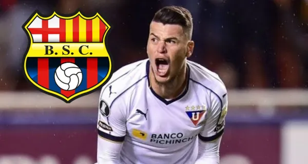 Carlos Rodríguez no se quedó en Peñarol porque Liga de Quito pidió una alta cifra. Ahora lo prestará a Barcelona SC, su rival de patio