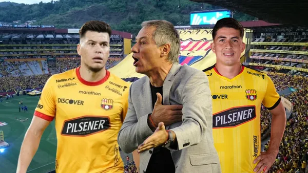 Carlos Rodríguez sorprendido, Ariel Holan dirigiendo, Luca Sosa. Foto tomada de: TyC Sports