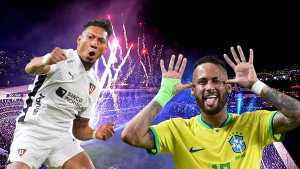 Choclo Quintero y Neymar / Foto de: El Futholero Ecuador