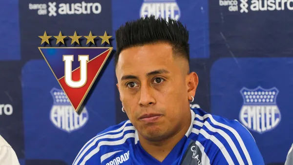 Christian Cueva-Emelec-Liga de Quito / Foto: Emelec
