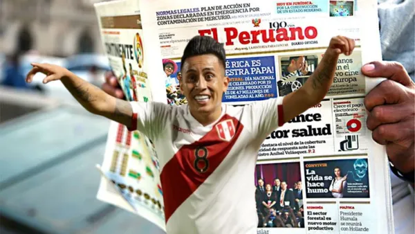 Christian Cueva y la prensa de Perú