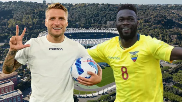 Ciro Immobile y Felipe Caicedo (Foto tomada de: El Universo/Wikipedia/Sempre)