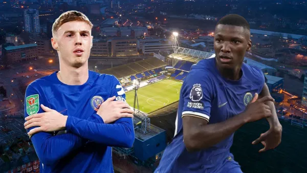 Cole Palmer y Moisés Caicedo (Foto tomad de: X/Chelsea)