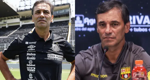 Como en Barcelona SC, Fabián Bustos se excusó tras la derrota que sufrió Santos ante Palmeiras, el campeón de la Copa Libertadores