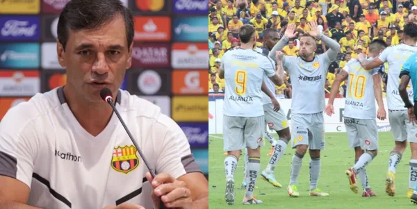 Como era de esperarse Fabián Bustos puso una excusa al finalizar el partido