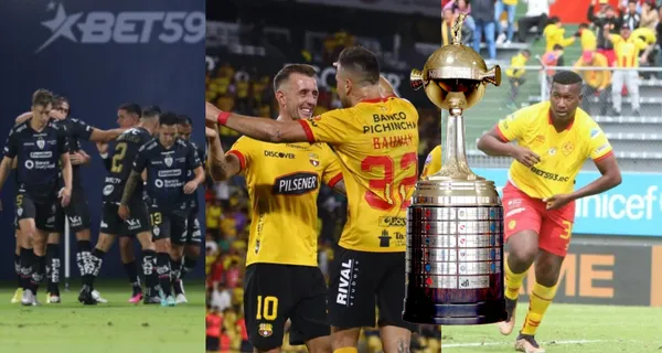 Confirmados los rivales de los clubes ecuatorianos en Copa Libertadores