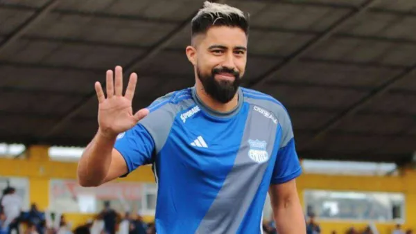 Cristhian Noboa en Emelec 2024 / Foto tomada de: API