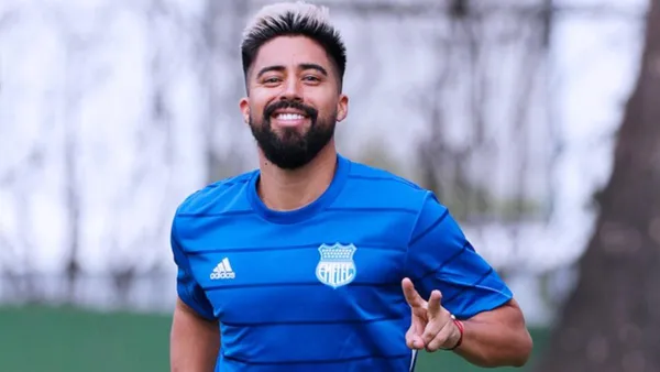 Cristhian Noboa en Emelec / Foto tomada de: API