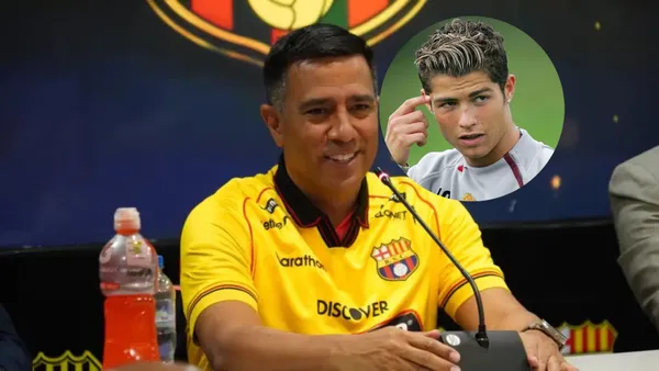 Cristiano Ronaldo-César Farías-Barcelona SC