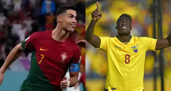 Cristiano Ronaldo ha anotado en cinco mundiales pero también le dio una lección de amor por los colores a Felipe Caicedo que dio la espalda a la selección