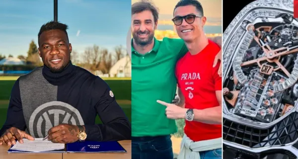 Cristiano Ronaldo presumió su reloj que está valorado en 1 millón de dólares y este tiene Felipe Caicedo