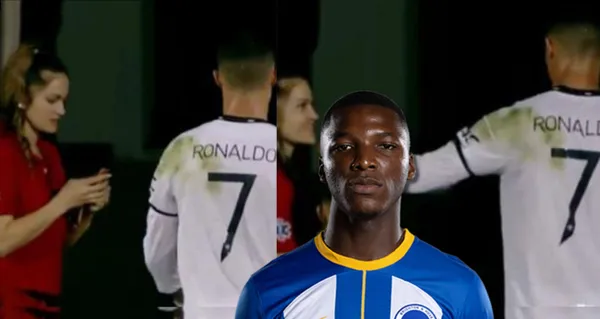 Cristiano Ronaldo se negó a una foto con hincha y la empujó. Se puede decir que Moisés Caicedo le dio una lección